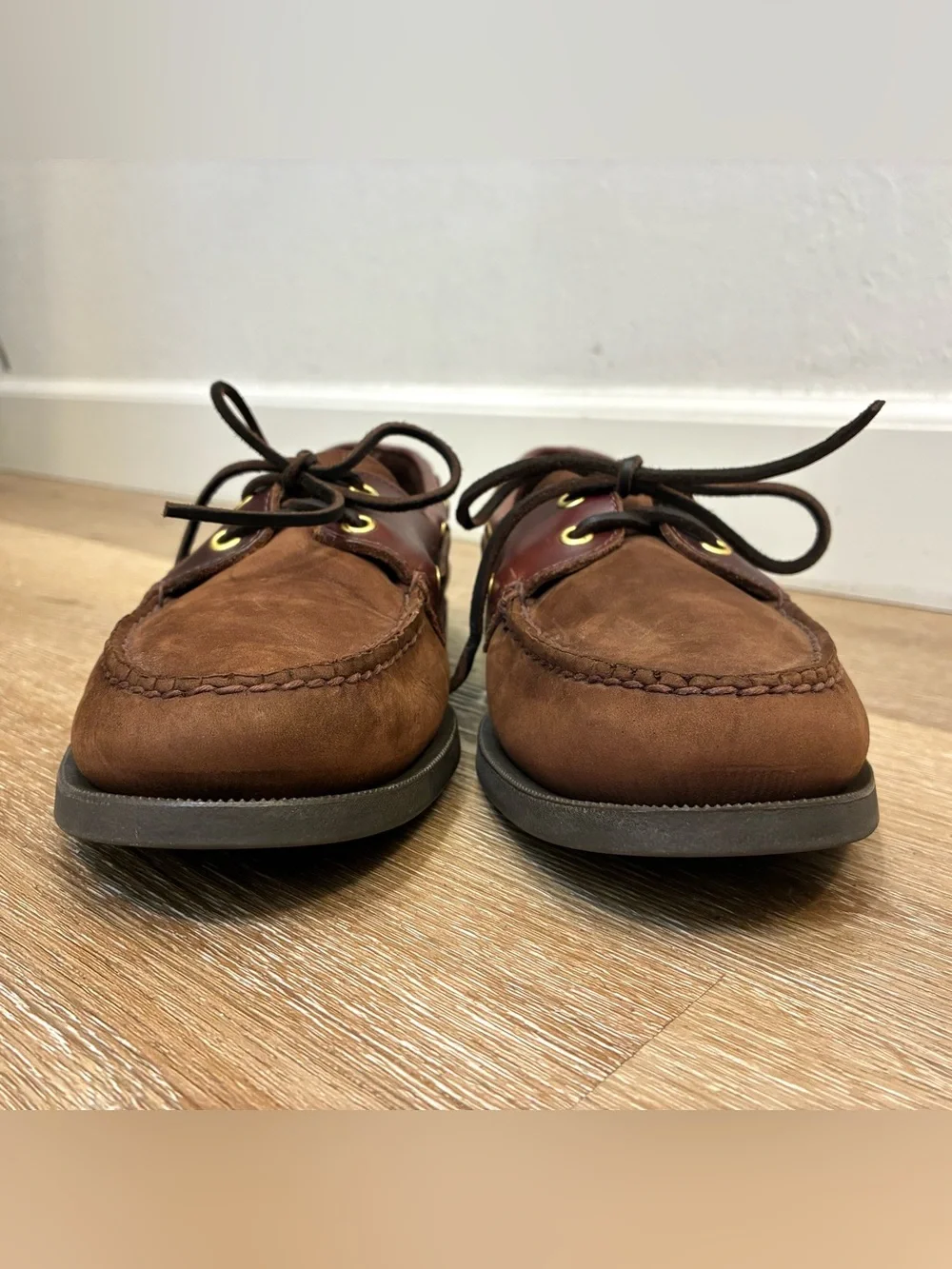 Sperry Authentic Original Leather Boat Shoes Brown Men’s Size US 10.5